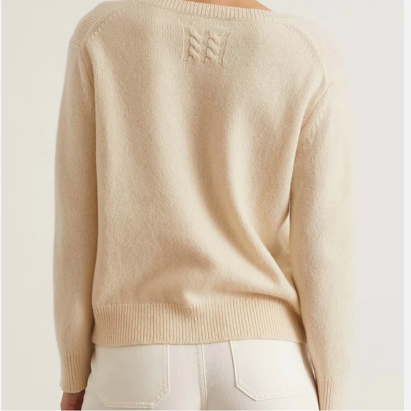 Nili Lotan Wool Fabienne Sweater Cream/White - Picture 4 of 9